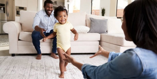 L`apprentissage de la marche