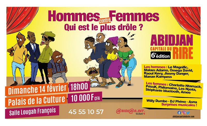 Abidjan Capitale Du Rire: Hommes contre Femmes