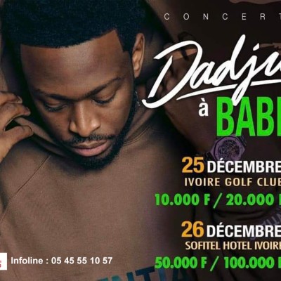 Dadju en concert à Babi