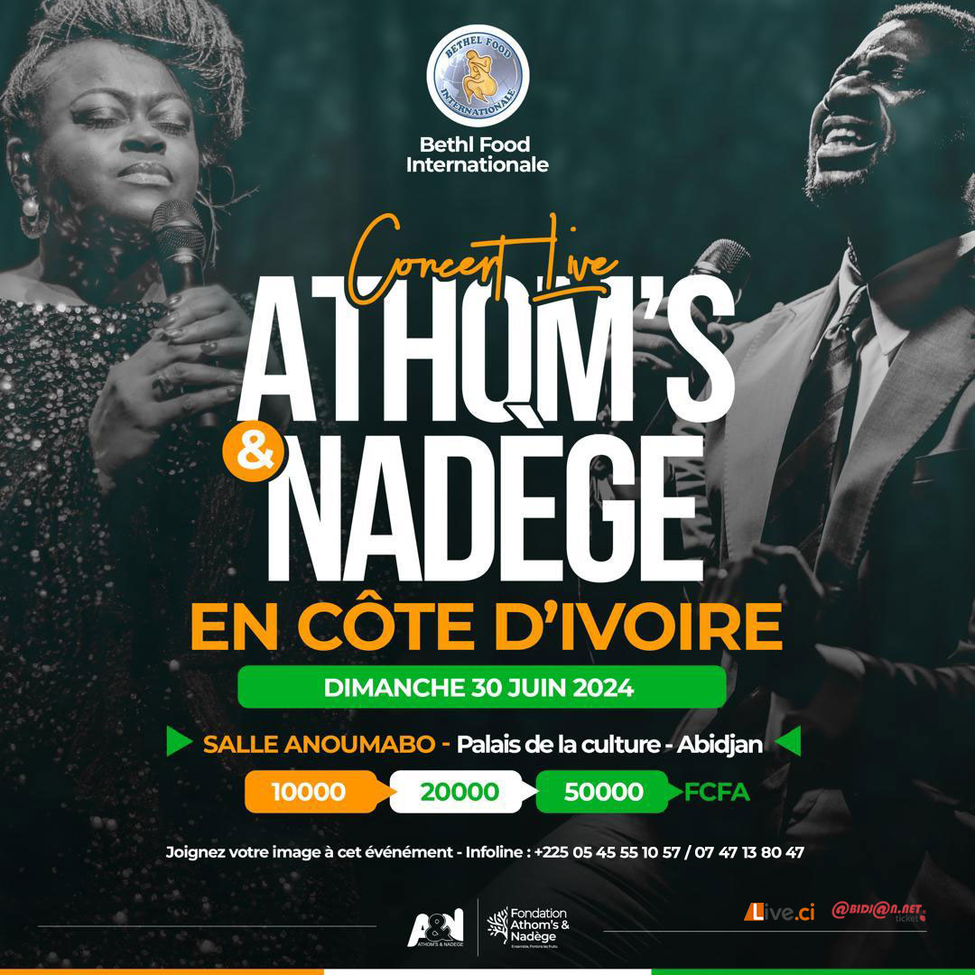 concert live ATHOM'S & NADÈGE EN CÔTE D'IVOIRE