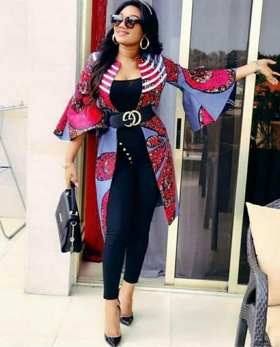 La tunique en pagne, une autre manière de la porter! - afriquefemme.com