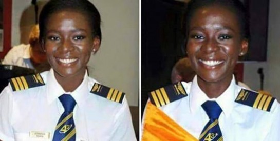 JENNIFER YAHYE :  jeune fille ivoirienne pilote à 20 ans