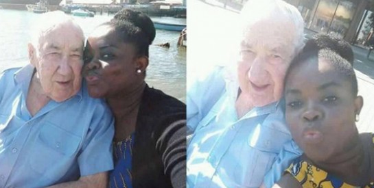 Couple : Une africaine de 39 ans amoureuse d`un européen de 91 ans