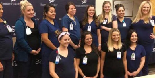Phénomène intriguant aux Etats-Unis : 16 infirmières d’un hôpital enceintes en même temps