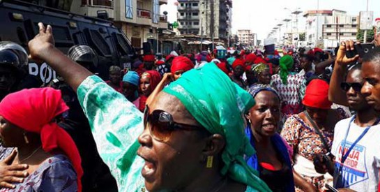 Guinée: marche des femmes de l`opposition contre les violences policières