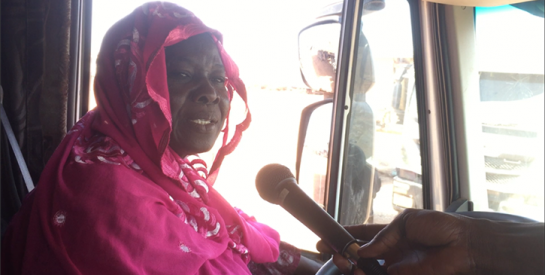 Mama Africa, la seule femme conductrice de poids lourds en Afrique de l'Ouest