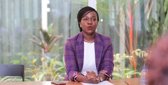 Maître Jessica Aya Nanou, nouvelle présidente de l`Association des Jeunes Avocats (AJA) de Côte d`Ivoire