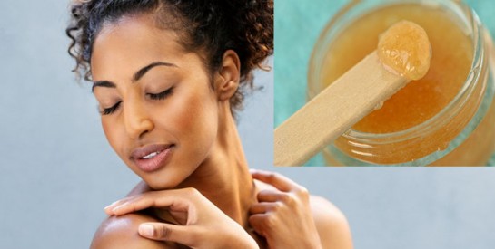 Masque visage contre l’acné miel et huile d’olive