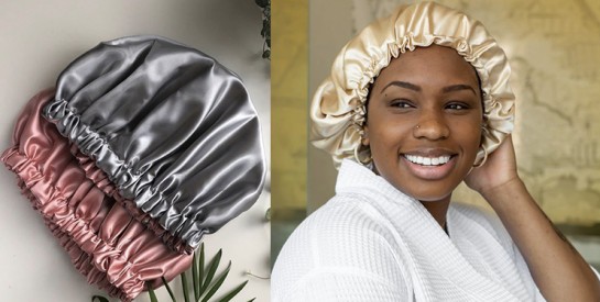 Bonnet en satin : le secret pour des cheveux protégés pendant la nuit
