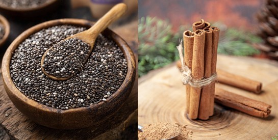 Le secret minceur naturel : associer les graines de chia et la cannelle