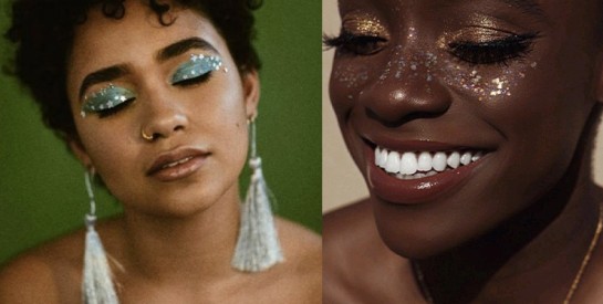 Paillettes sur les yeux : beauté ou risque ?