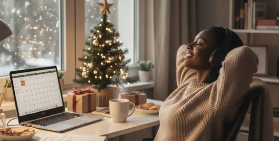 Travailler en fin d’année sans s’épuiser : rester performante avant les fêtes