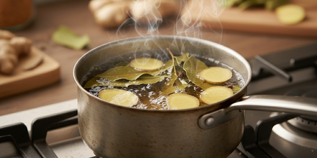 Kinkéliba, gingembre et clou de girofle : une infusion naturelle pour un ventre plus léger