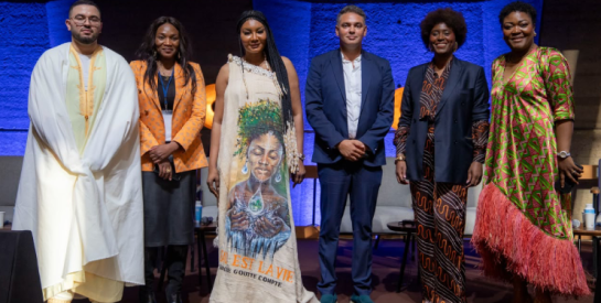 À l'invitation de l'ambassadrice Ramata Ly-Bakayoko, Fatim Sidimé porte la voix de la mode africaine à Paris