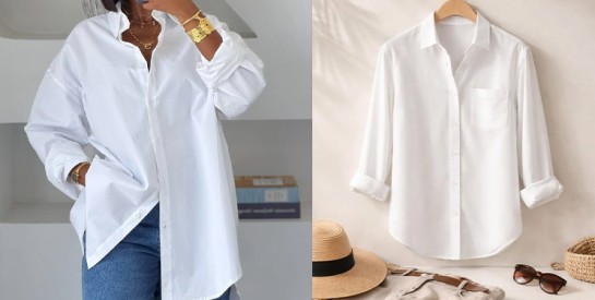 La chemise blanche n’est jamais banale : 6 façons de la porter autrement