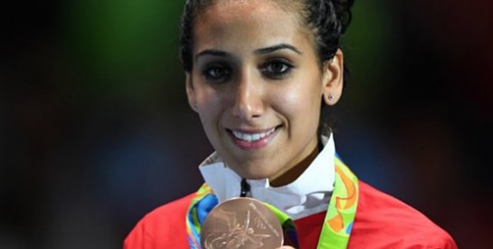 Inès Boubakri, première Africaine médaillée olympique